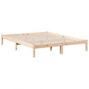 VidaXL Cadre de lit extra long sans matelas 160x210 cm bois massif pin