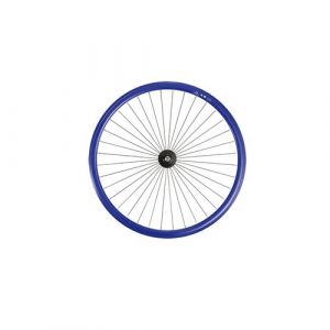 Image de Roue avant Fixie Velox 430 700C axe à boulon moyeu Velox (28mm) bleue