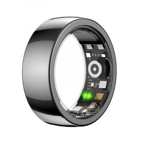 Bague connectée trinity sr01 noir taille 10 diamètre 20mm - riversong
