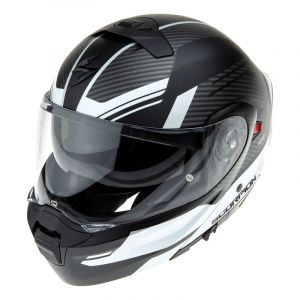 Scorpion Casque modulable Exo-930 Evo Sikon noir mat/argent/blanc- XL