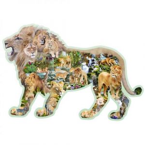 Wooden.City Puzzle bois de 250 pièces lion rugi