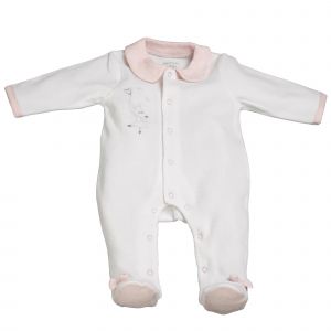 Sauthon Pyjama velours Lilibelle 1 mois