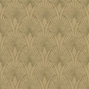 Papier peint de luxe exclusif Profhome 374272 papier peint intissé légèrement texturé design mat or beige brun 5,33 m2 or