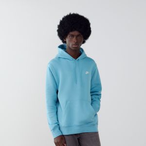 Nike Hoodie Club Small Logo Bleu/blanc