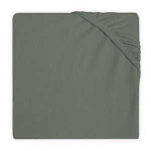 Image de Jollein Drap housse enfant Jersey ash green 40x80 / 90 cm - Taille 40x80 cm