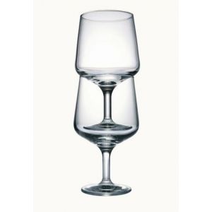 Bormioli Rocco Verre à vin à pied empilable 22cl - Lot de 6 - Colosseo