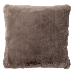 Dutch Decor ZAYA - Coussin imitation fourrure Driftwood 45x45 cm