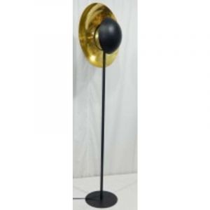 Image de Atmosphera Lampadaire droit Estee en métal H144cm noir créateur d'intérieur - Noir