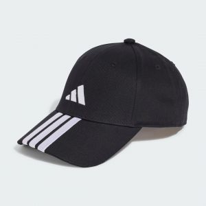 Adidas Mixte Bball 3S Cap New Logo, Black/White, S