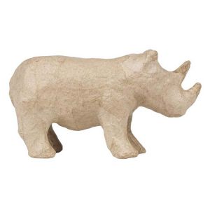 decopatch Rhinocéros en papier mâché