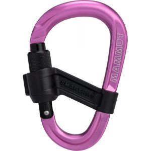 Mammut Smart HMS 2.0 Screwgate Mousqueton, rose/noir Mousquetons