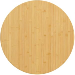 VidaXL Plateau de Table, de Bureau, Table à Manger 70x4 cm bambou - Brun