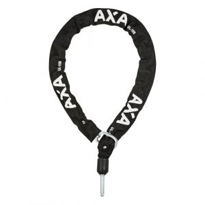 Axa bike security ULC 100 Chaîne à mortaiser pour cadenas à cadre - Longueur 100 cm - Maillons de chaîne en acier trempé de 5,5 mm - Noir