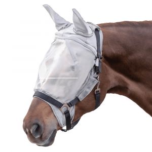 Waldhausen Masque anti-mouches avec protection d'oreilles pour cheval Premium