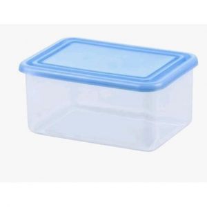 Curver Récipient alimentaire avec couvercle 0,4L, en plastique, résistant au congélateur et au lave-vaisselle, design rectangulaire, idéal pour stocker et