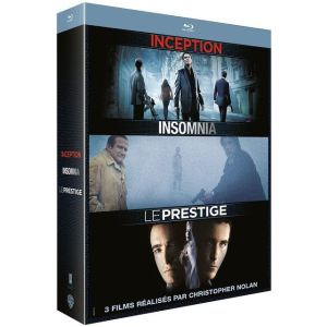 3 films réalisés par Christopher Nolan : Inception + Insomnia + Le Prestige