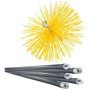 Image de Lot de ramoneur 7m + 1 hérisson PVC 250mm