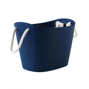 Panier de rangement bleu marine 36x29cm