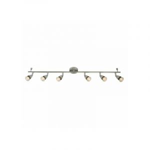 Endon Barre de spots Amalfi 6 ampoules Acier Chrome - Chrome