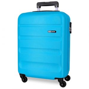 Roll road Flex Valise Trolley Cabine Bleu 38x55x20 cms Rigide ABS Serrure à combinaison 35L 2,5Kgs 4 roues Bagage à main