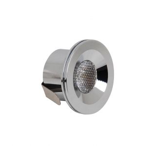 Image de Horoz Electric Mini spot LED encastrable 3W (Eq. 24W) 4200K Matchrome Diam.40mm Haut 25mm