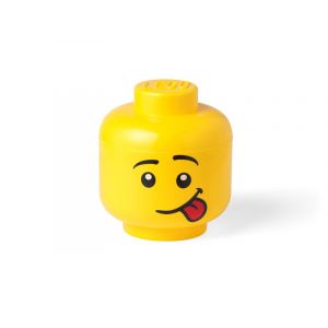 Image de Lego Rangement en forme de tête de garçon - Petit (comique)