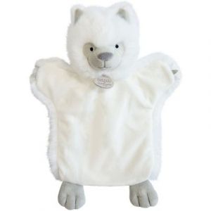 Doudou et Compagnie Doudou marionnette Loup blanc