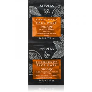 Image de Apivita Express Beauty Orange masque illuminateur visage 2x8 ml