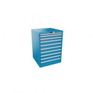 Armoire Bleu Clair 717x725x1000 Avec 10 Tir. 75kg