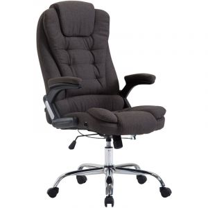 Image de CLP Fauteuil de chef THOR en tissu gris foncé