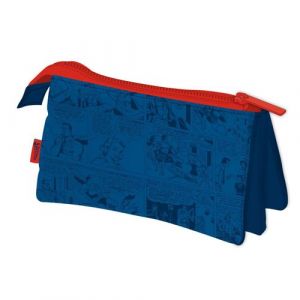 ARDITEX Trousse multi poches - Superman - 21x11 cm