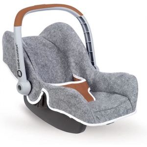 Image de Smoby Bébé Confort - Siège Gris - Pour Poupons et Poupées - Poignée Orientable - Ceinture de Sécurité - 240215