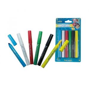 Ptit Clown Stylo de maquillage à l'eau rotatif (visage, corps et cheveux) - Lot de 6