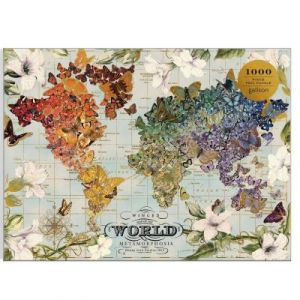 Galison Puzzle 1000 pièces : Carte métamorphosée