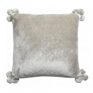 Vivaraise Coussin Tender pompons perle 45 x 45 cm 45 X 45 PERLE