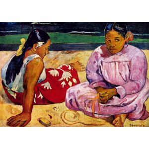 Image de Paul Gauguin : Tahitiennes sur la plage