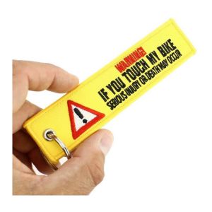 Clj Charles Le Jeune Porte cl&eacute; Porte-cl&eacute;s WARNING, If You Touch My Bike