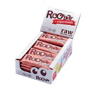 Image de Roo'bar Raw Energy Bar Mulberry And Vanilla 30 G X 20