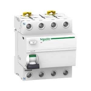 Schneider (Papeterie) Acti9, iID interrupteur diff&eacute;rentiel 4P 100A 100mA type AC100A100A SCHNEIDER