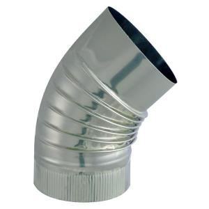 Isotip 032412 - Coude plissé BR 45°Tyral Inox 304 diamètre 125