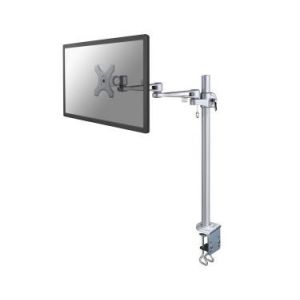 Newstar FPMA-D935POLE70 - Kit de montage ( bras articulé, fixation par pince pour bureau, poteau, 3 pivots ) pour Écran LCD - argenté(e) - Taille d'écran : 10" - 26"