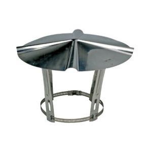 Ten Chapeau chinois inox pour tubage O300