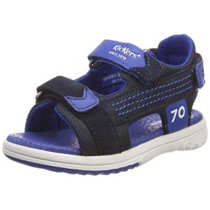 Image de Kickers Plane, Sandales Bout Ouvert, Bleu