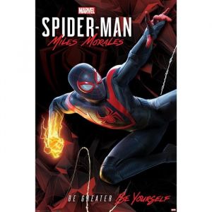 Pyramid Posters Empire 192186 Poster Spider-Man Miles Morales Cybernetic Swing Multicolore 61 x 91,5 cm