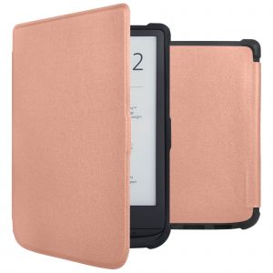 Imoshion Slim Soft Sleepcover Pocketbook Touch Lux 5 / HD 3 / Basic Lux 4 / Vivlio Lux 5 - Rose Dorée