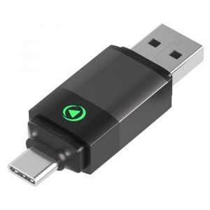 Force Play Adaptateur BT 2en1 USBA+C - CarPlay / Android Auto