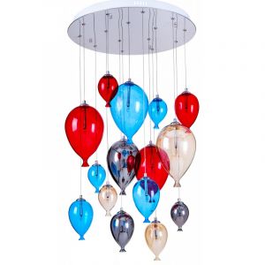 Image de Suspension Multicolore Balloon, 15x G4 20W, IP20, 230V, Cl e I SPOT LIGHT