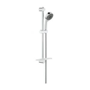 Image de Grohe Comfort New Ensemble de douche avec douchette à main Vitalio Comfort New 4 jets 10cm et barre de douche 70cm avec flexible 175 chrome 26098000