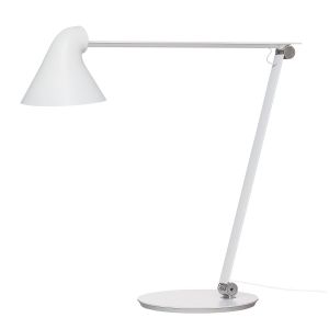 Louis Poulsen Lampe de table NJP / LED - Bras articulé blanc en métal