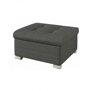 Pouf Comfivo 115, Lux 06, 41x68x70cm, Diamètre: 0, Tapisserie, Pieds: Plastique, 0